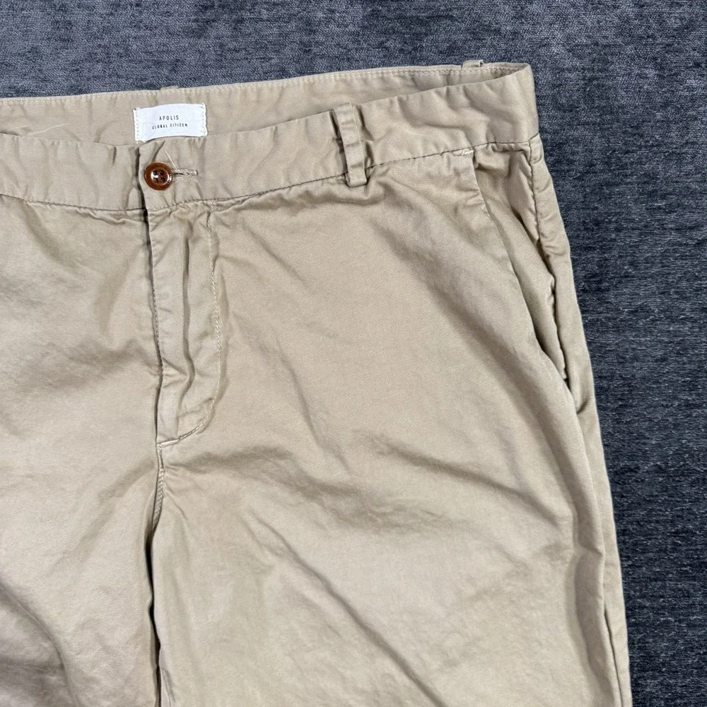 Apolis Global Citizen Utility Chino Pants Mens Size 34 Straight‎ Leg Made In USA